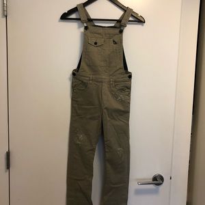 Zara boys distressed overall in size 7